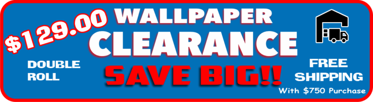 Wallpaper Clearance Sale Banner